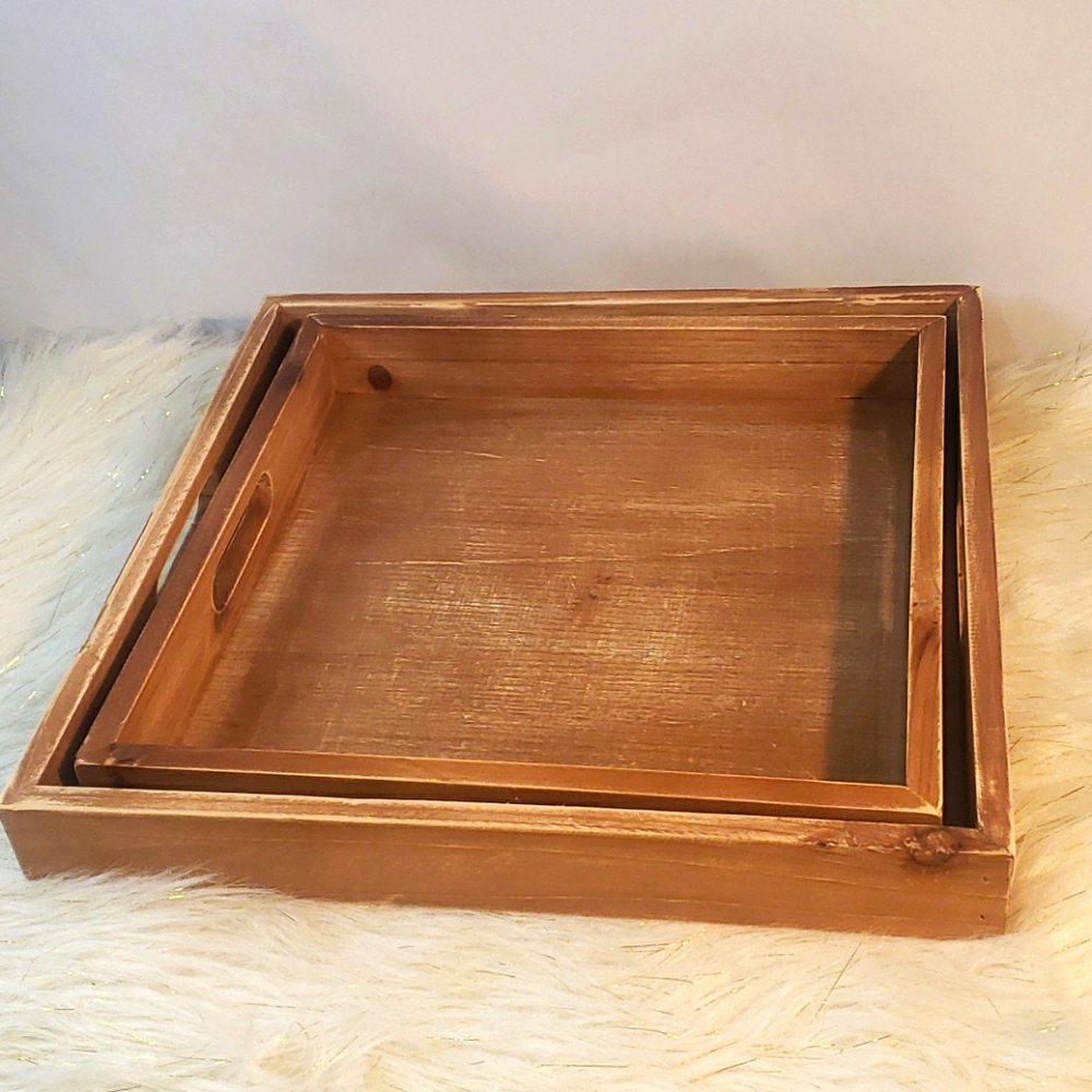 Wood Decoration Trays